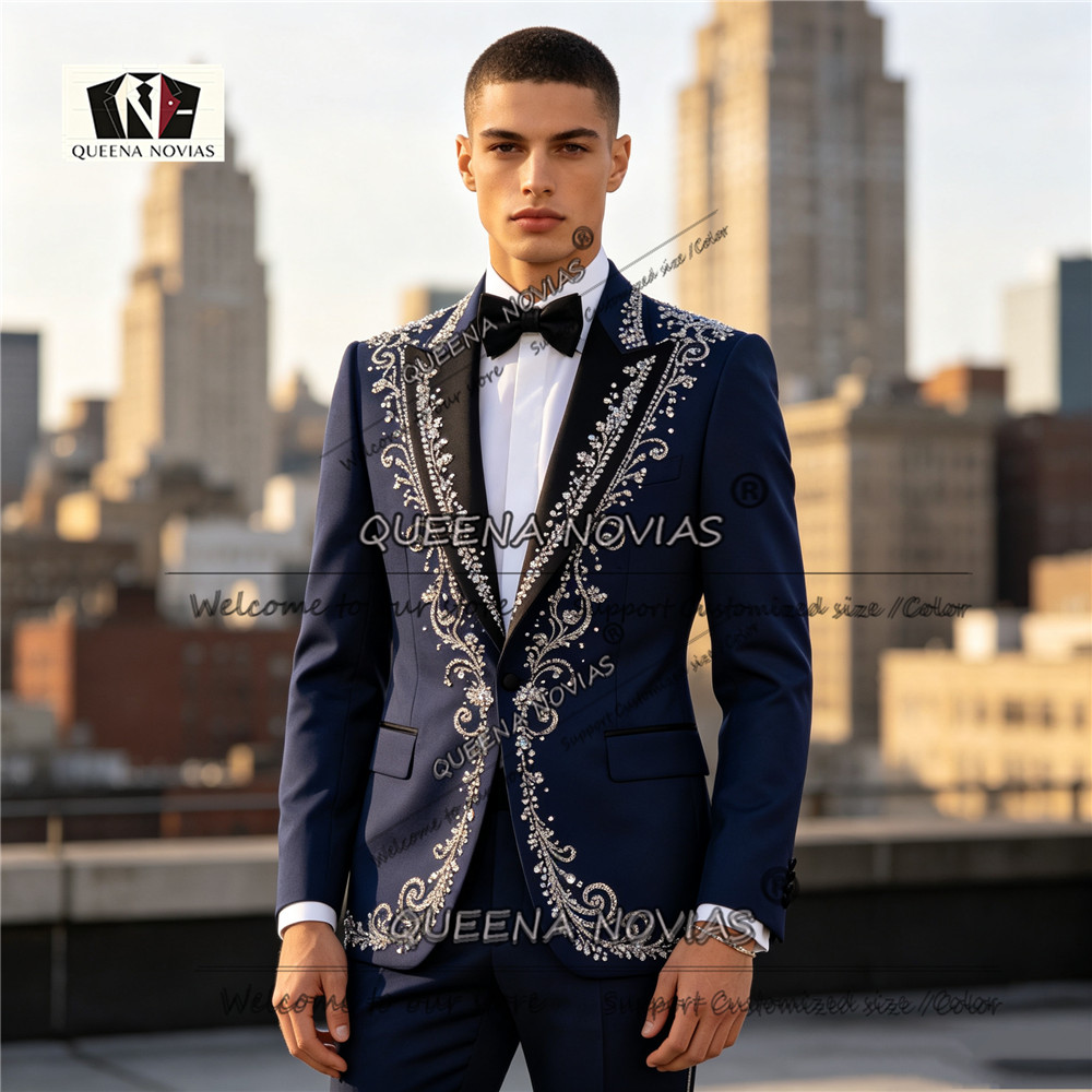 Men'S Formal Dinner Wear - Man Formal Wear Tuxedo Suit Slim