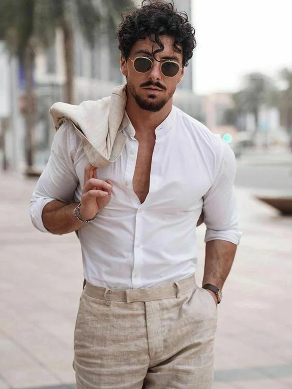 Summer Beach Business Linen Me - Men Formal Wear With Blazer review and price