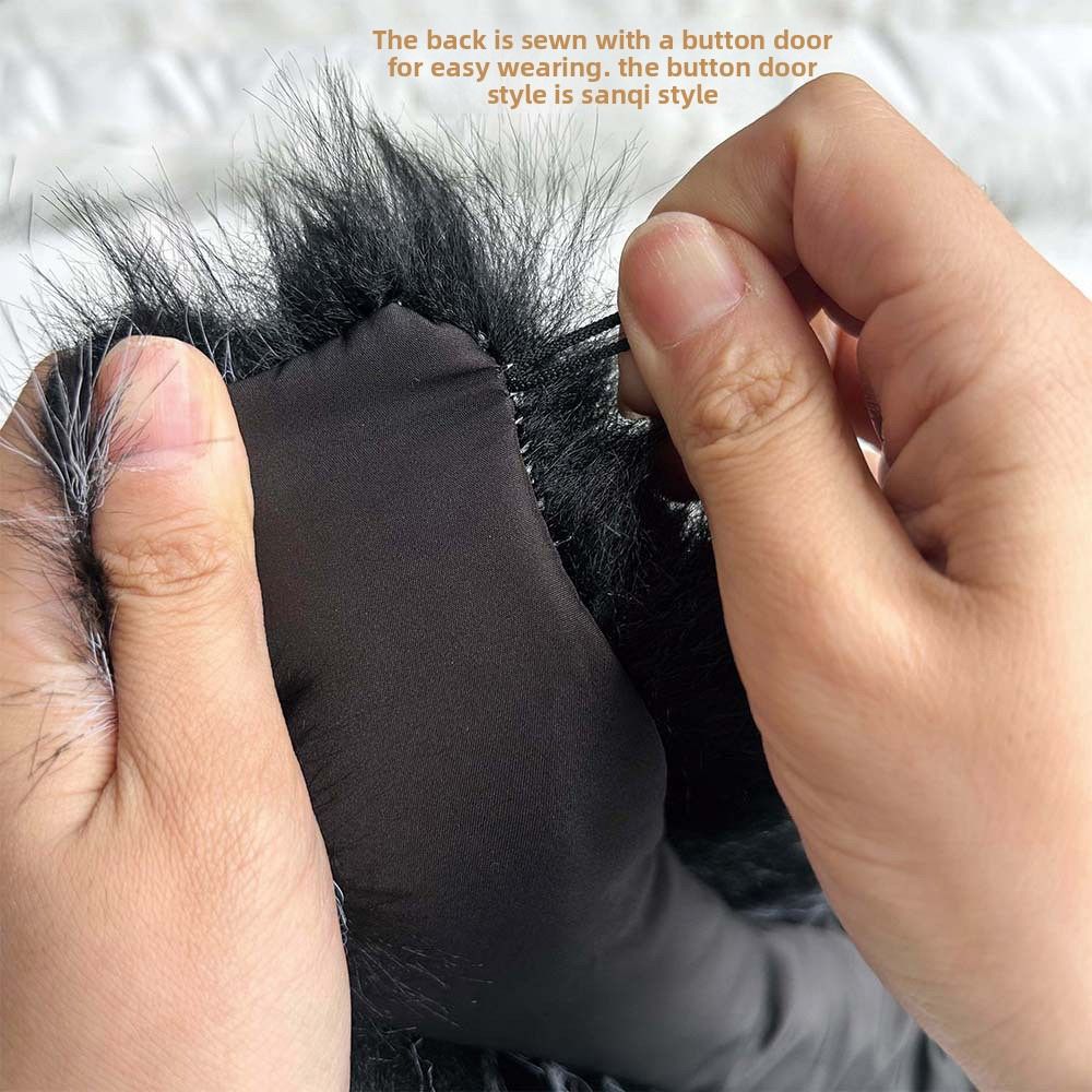 Trim Long Scarf Faux Fox Fur S - Windsor Knot Tie review and price