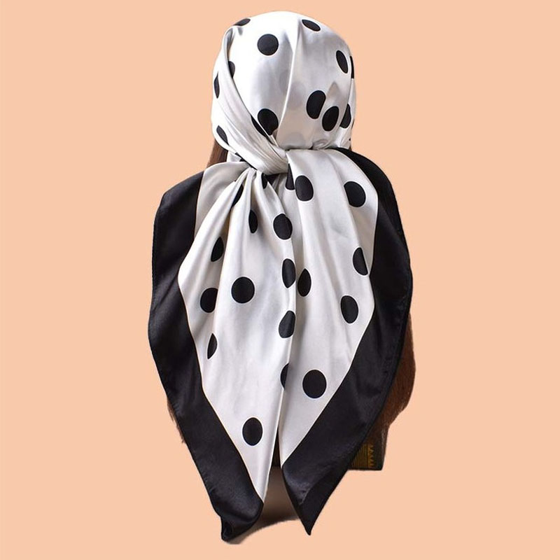 90*90cm Luxury Polka Dots Silk - Windsor Knot Tie review and price