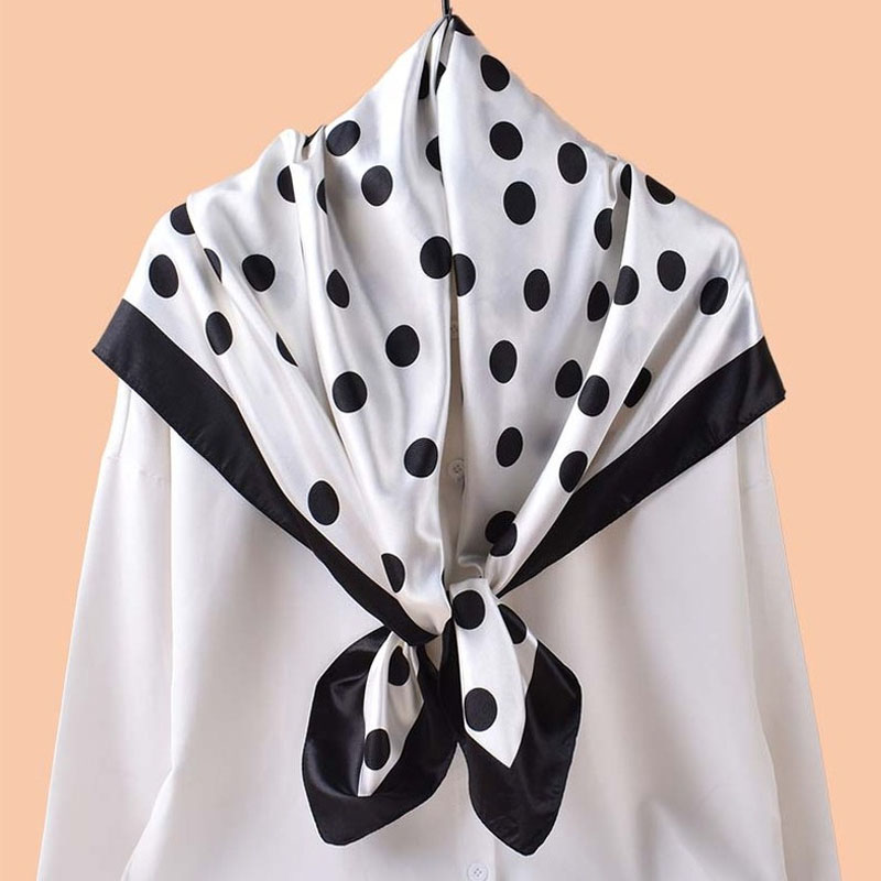 90*90cm Luxury Polka Dots Silk - Windsor Knot Tie review and price
