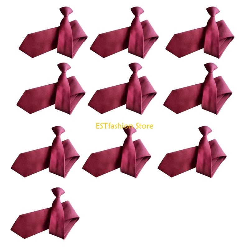 Y5GC 10x PreTied Clip On Tie F - Men'S Formal Wear Bow Ties review and price