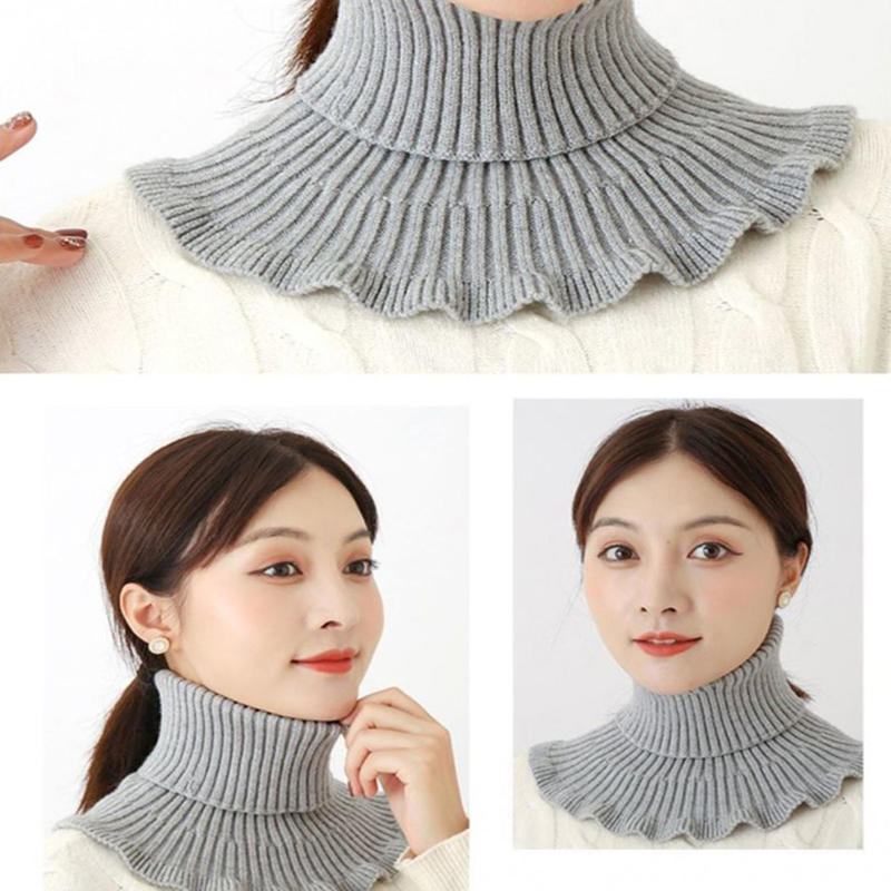 New-Warm Knitted Fake Collar W - Windsor Knot Tie review and price