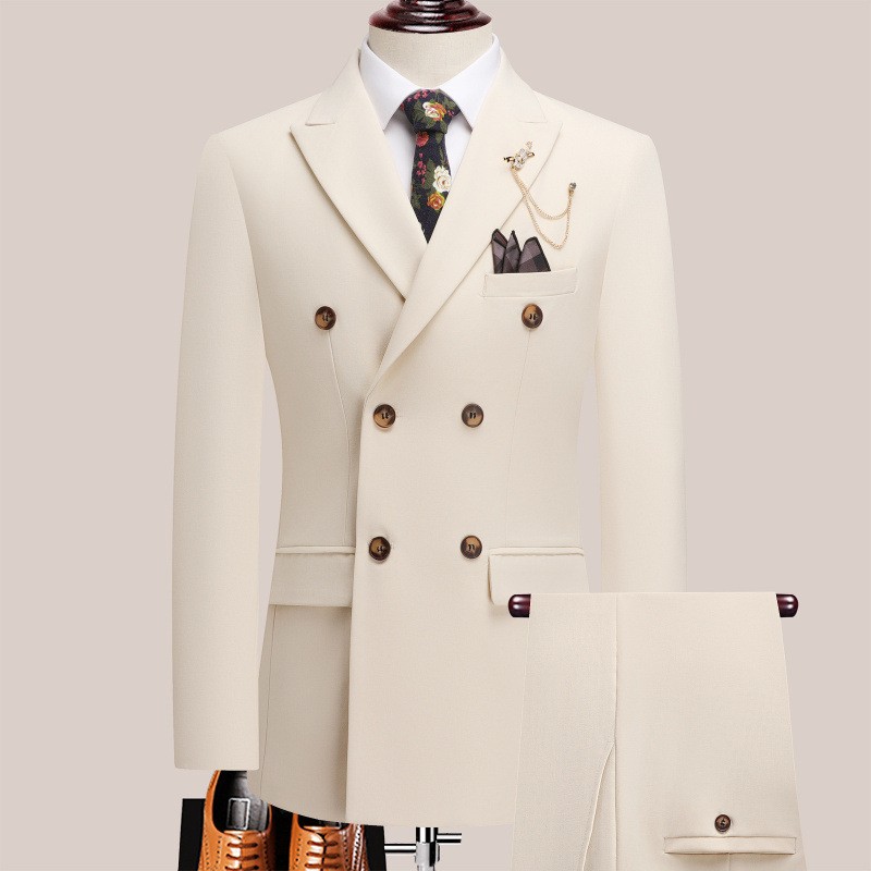 Men Suit Set Luxury Deep White - Men'S Formal Dinner Wear review and price