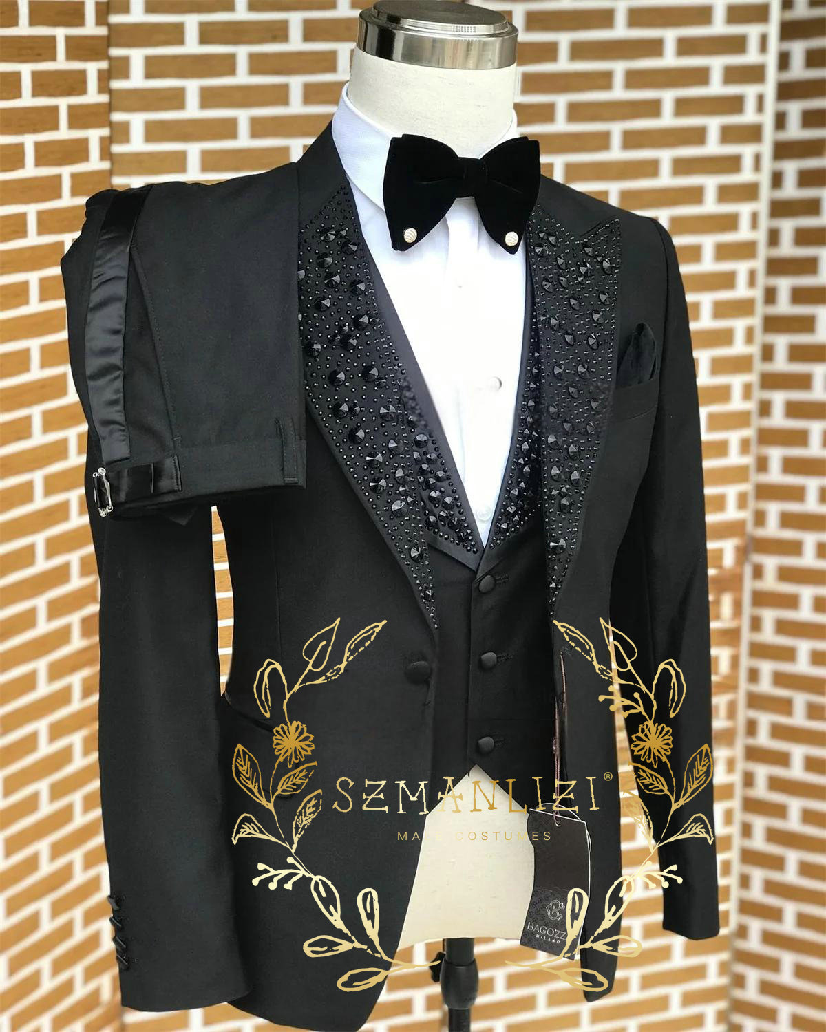 Black Men Suits Luxury Stone C - Men Formal Wear With Blazer review and price