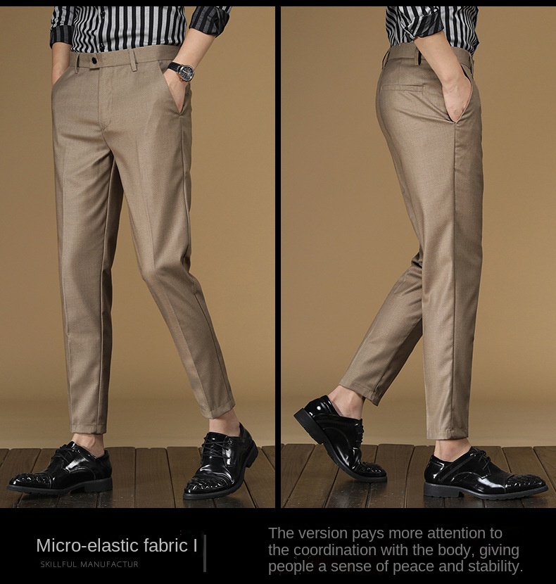 Summer Suit Pants Men Red Blac - Men Formal Wear Office review and price