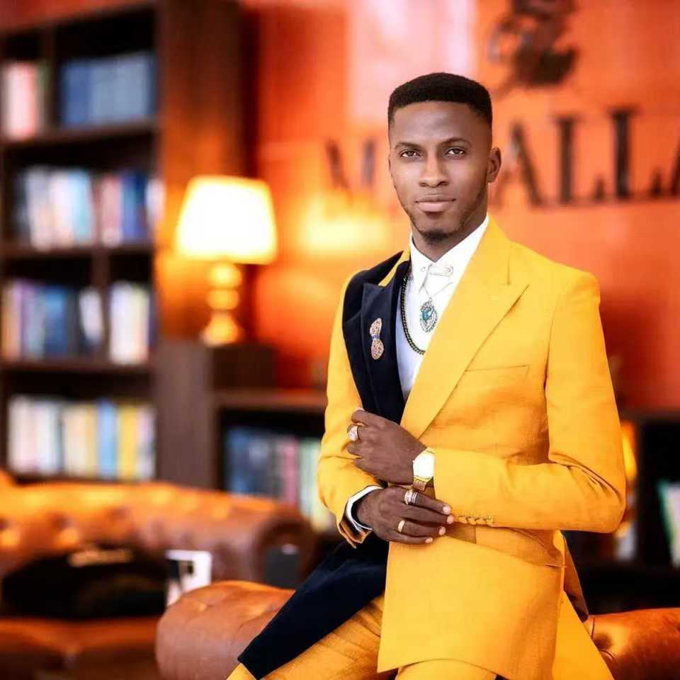 Black Yellow Men Suit Set 2 Pi - Formal Wear For Men Yellow review and price