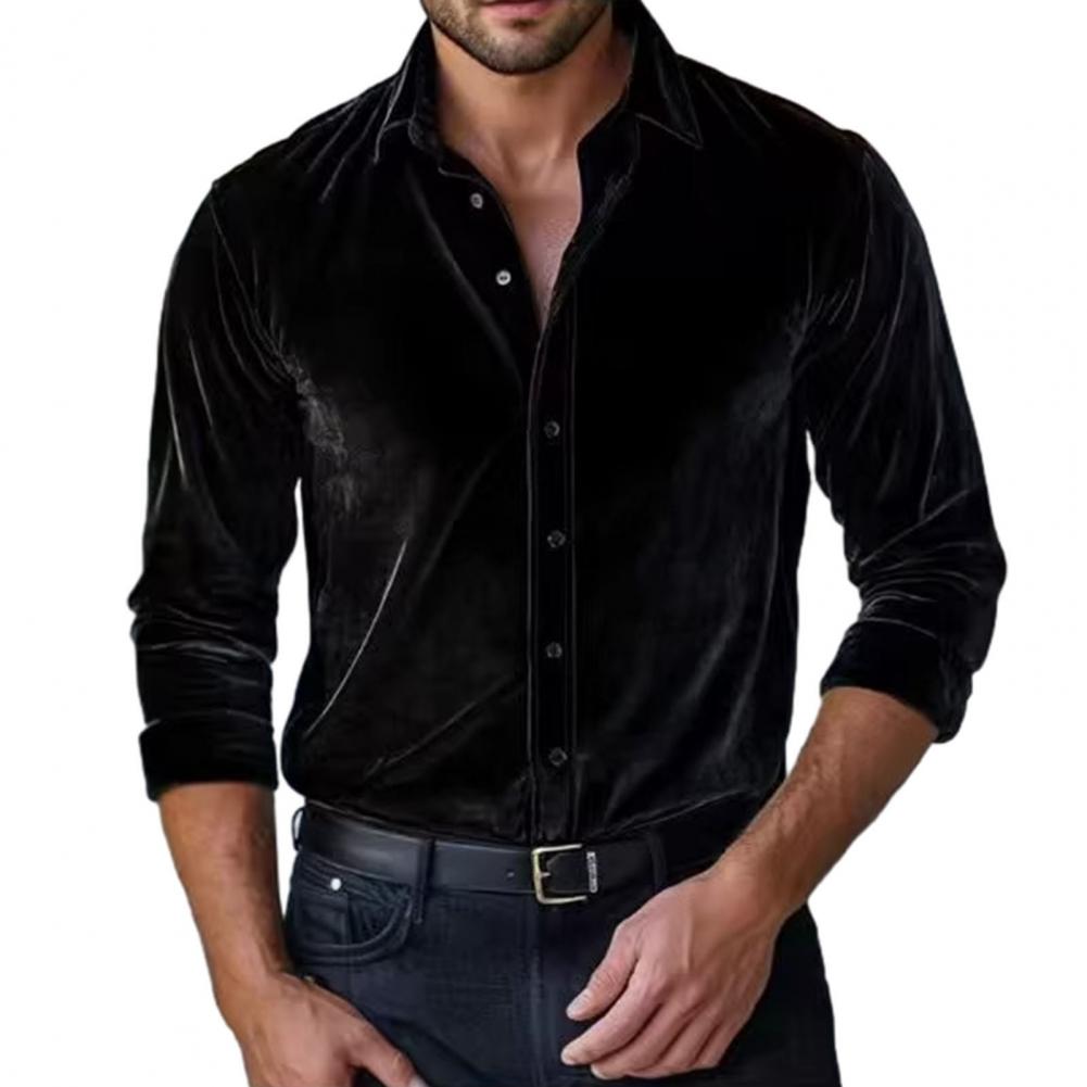 Men Velvet Shirt Men's Velvet  - Men Formal Party Wear Shirt review and price