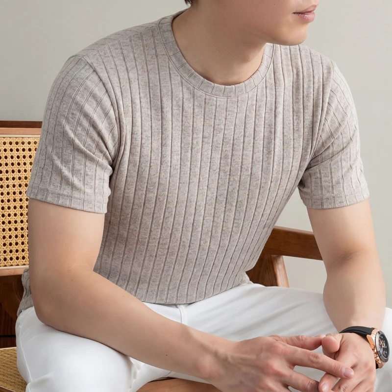Business Casual Ribbed T Shirt - Men Formal Wear Pinterest review and price
