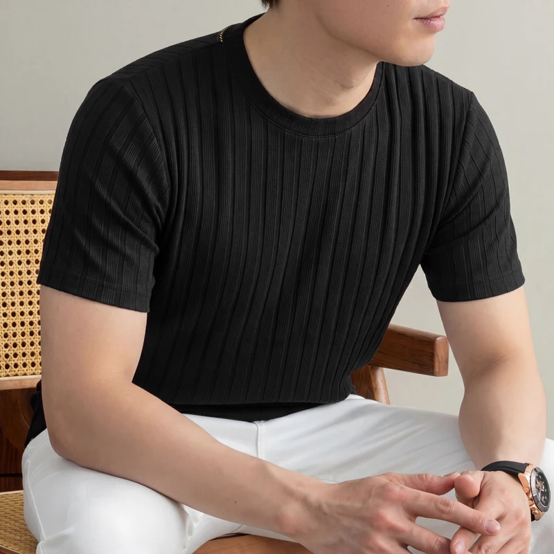 Business Casual Ribbed T Shirt - Men Formal Wear Pinterest review and price