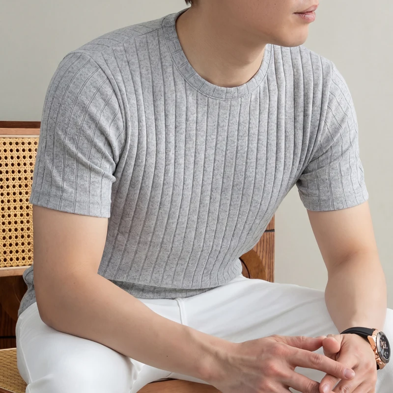 Business Casual Ribbed T Shirt - Men Formal Wear Pinterest review and price