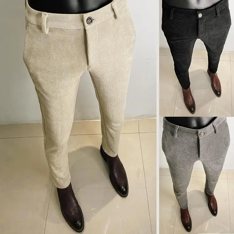 Autumn Winter Thickened Woolen - Men Formal Wear Office review and price