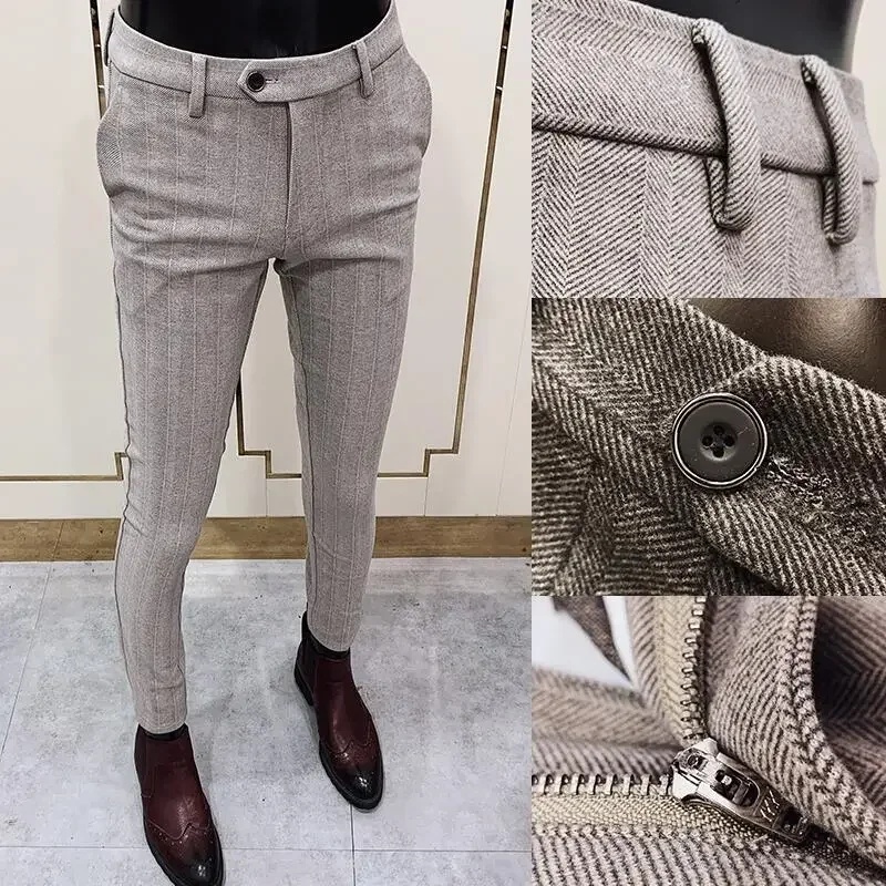 Autumn Winter Thickened Woolen - Men Formal Wear Office review and price