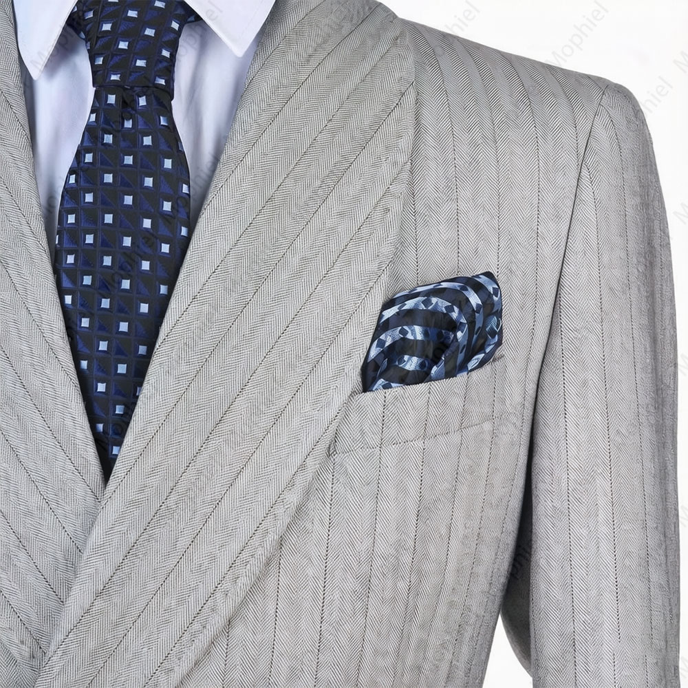 Mophiel Light Grey Men Suits S - Men Formal Wear Office review and price