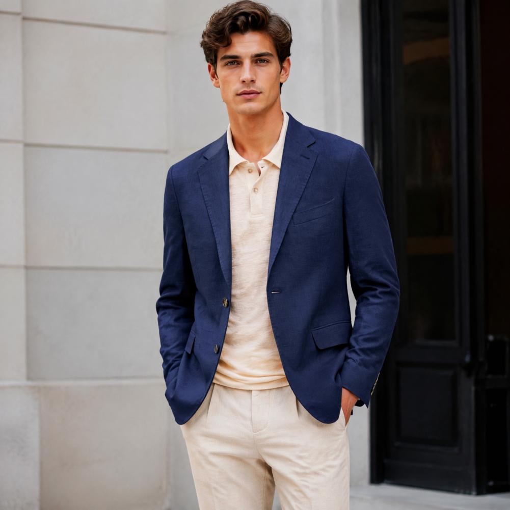 Men Casual Blazer, Notch Lapel - Men Formal Office Wear Shirts review and price