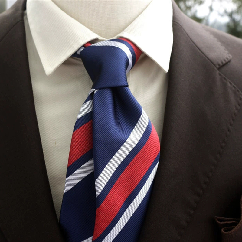 New Trendy Navy Brown Neckties - Men Formal Party Wear Shirt review and price