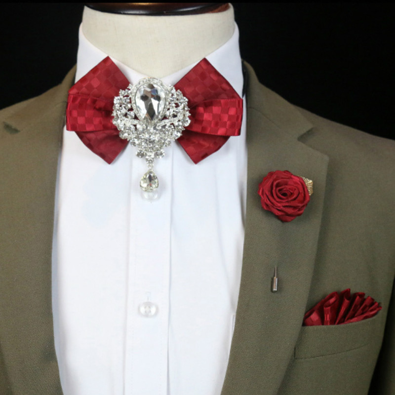 Men's Wedding Rhinestone Bow T - Men'S Formal Wear Bow Ties review and price