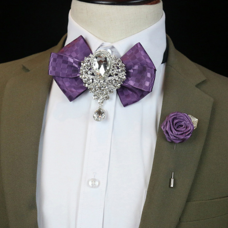 Men's Wedding Rhinestone Bow T - Men'S Formal Wear Bow Ties review and price