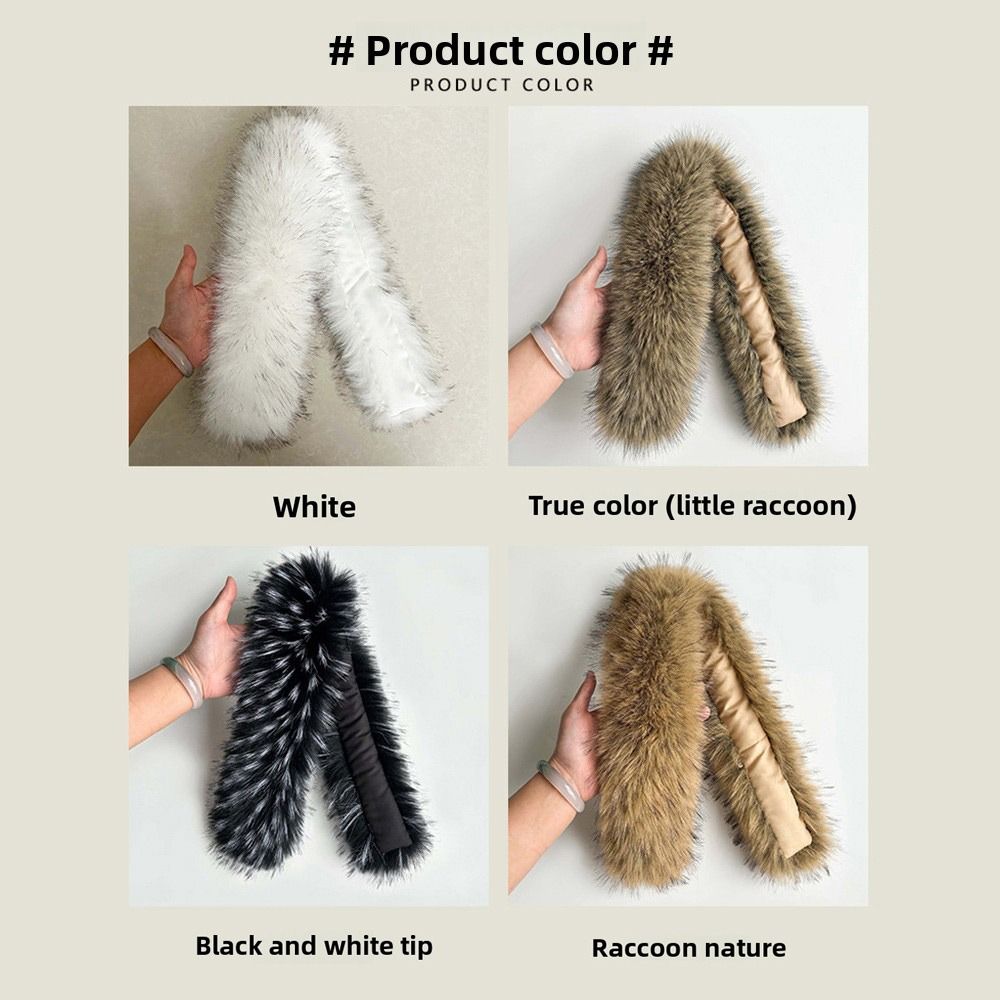 Lengthened Scarf Faux Fur Coll - Windsor Knot Tie review and price