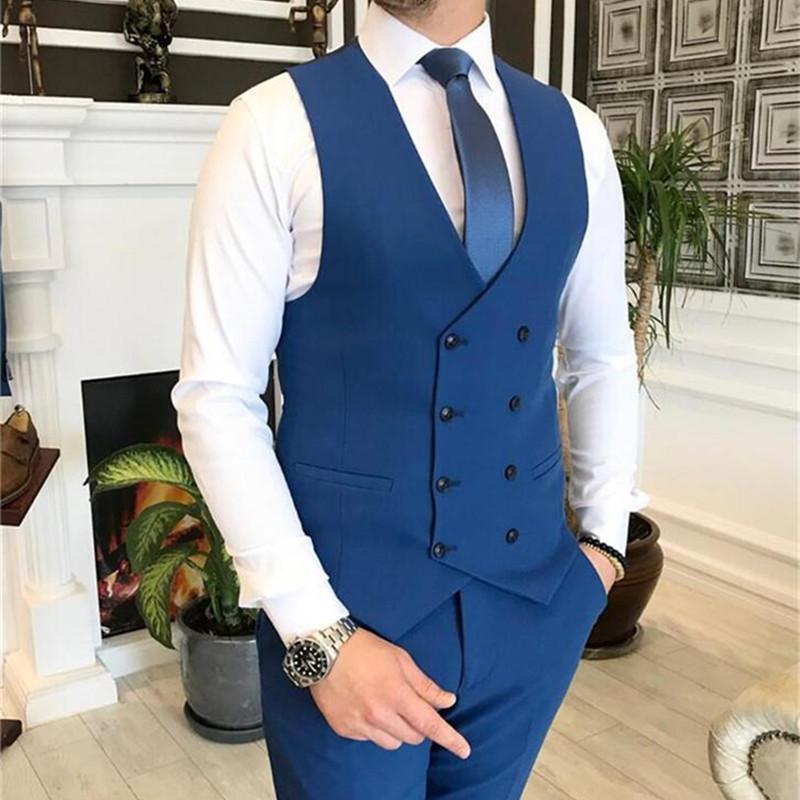 2021 Burgundy Double Breasted  - Men Formal Wear With Blazer review and price