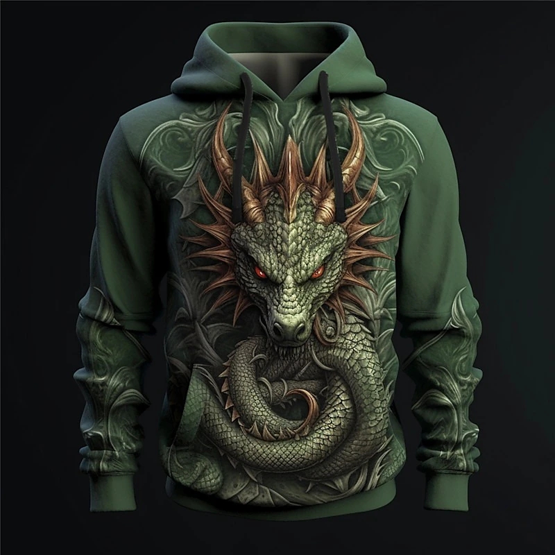 Fashion 3D Hoodies For Men y2k - Y2K Formal Wear Men review and price