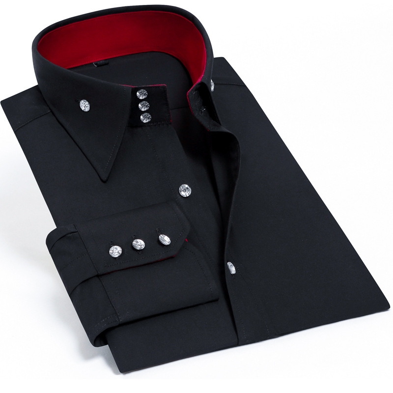 Luxury Men Slim Fit Dress Shir - Men Formal Party Wear Shirt review and price