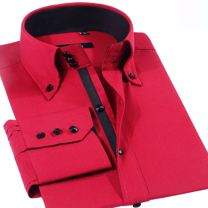 Luxury Men Slim Fit Dress Shir - Men Formal Party Wear Shirt review and price
