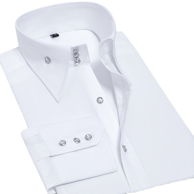 Luxury Men Slim Fit Dress Shir - Men Formal Party Wear Shirt review and price