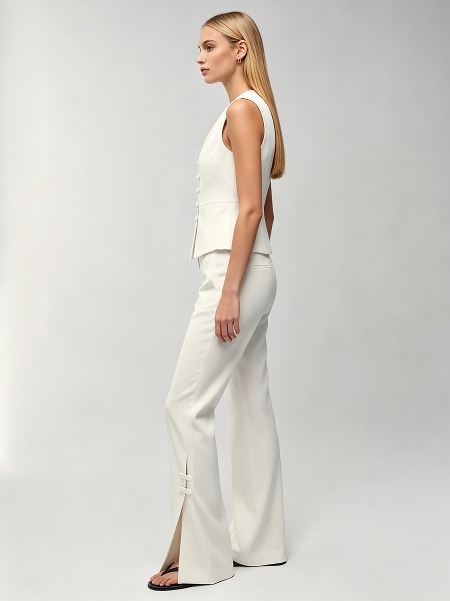 LIMO Women White Chinese Frog  - Men Formal Wear Pinterest review and price