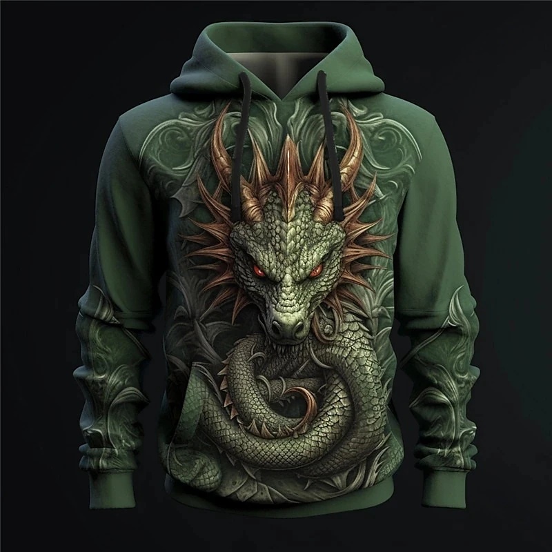 Fashion 3D Hoodies For Men y2k - Y2K Formal Wear Men review and price
