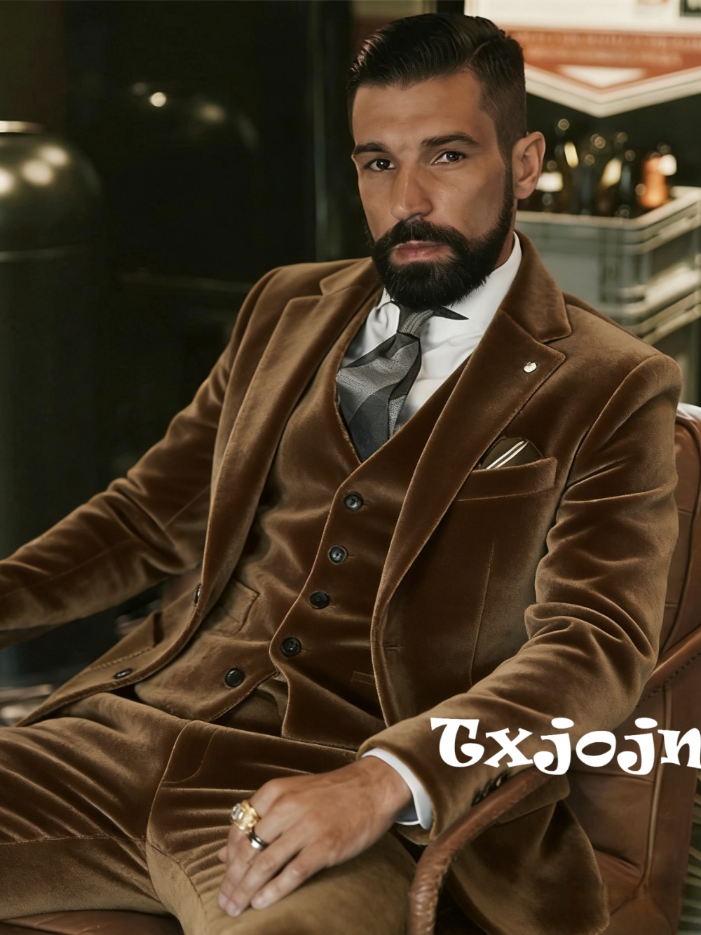 Men's Velvet Suits 3 Pieces Da - Men Formal Party Wear Outfit review and price