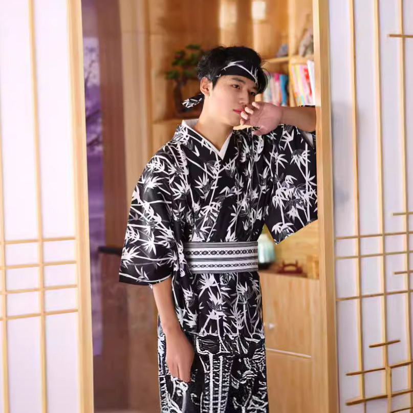 Men's Japanese Bamboo-Pattern  - Traditional Japanese Men'S Formal Wear review and price