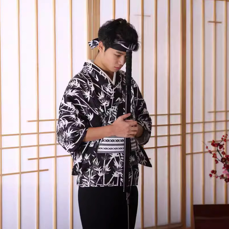 Men's Japanese Bamboo-Pattern  - Traditional Japanese Men'S Formal Wear review and price